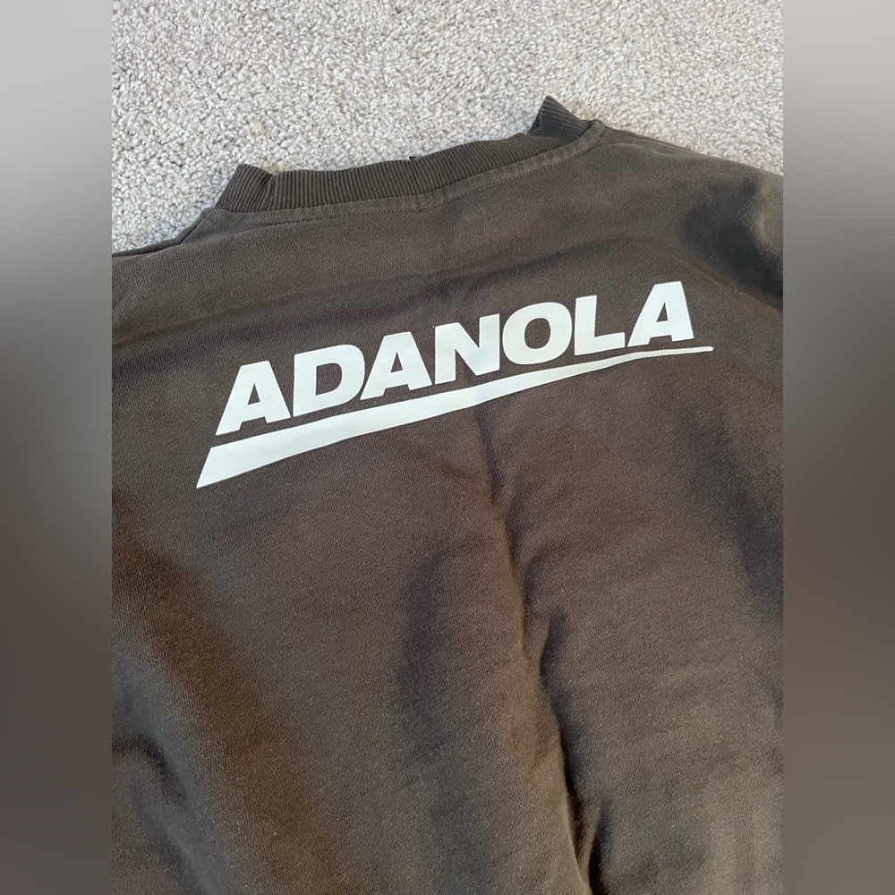 Adanola Black Sweatshirt with White Logo